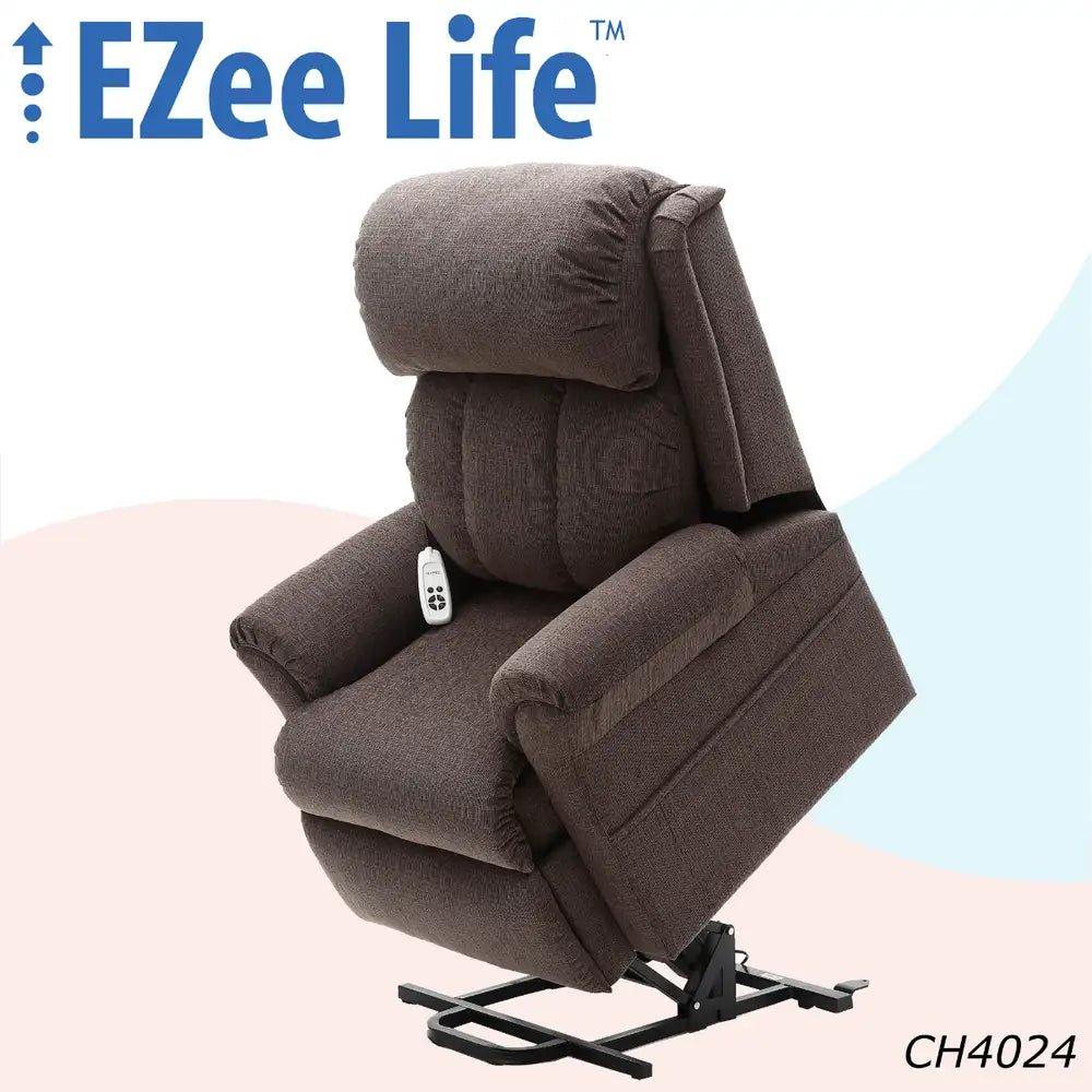 Power lift recliner chair