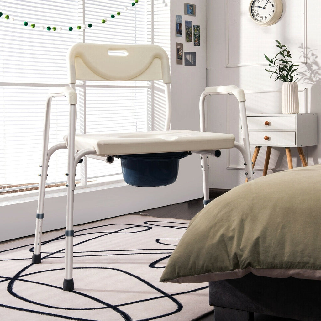 3-in-1 bedside commode - view 2