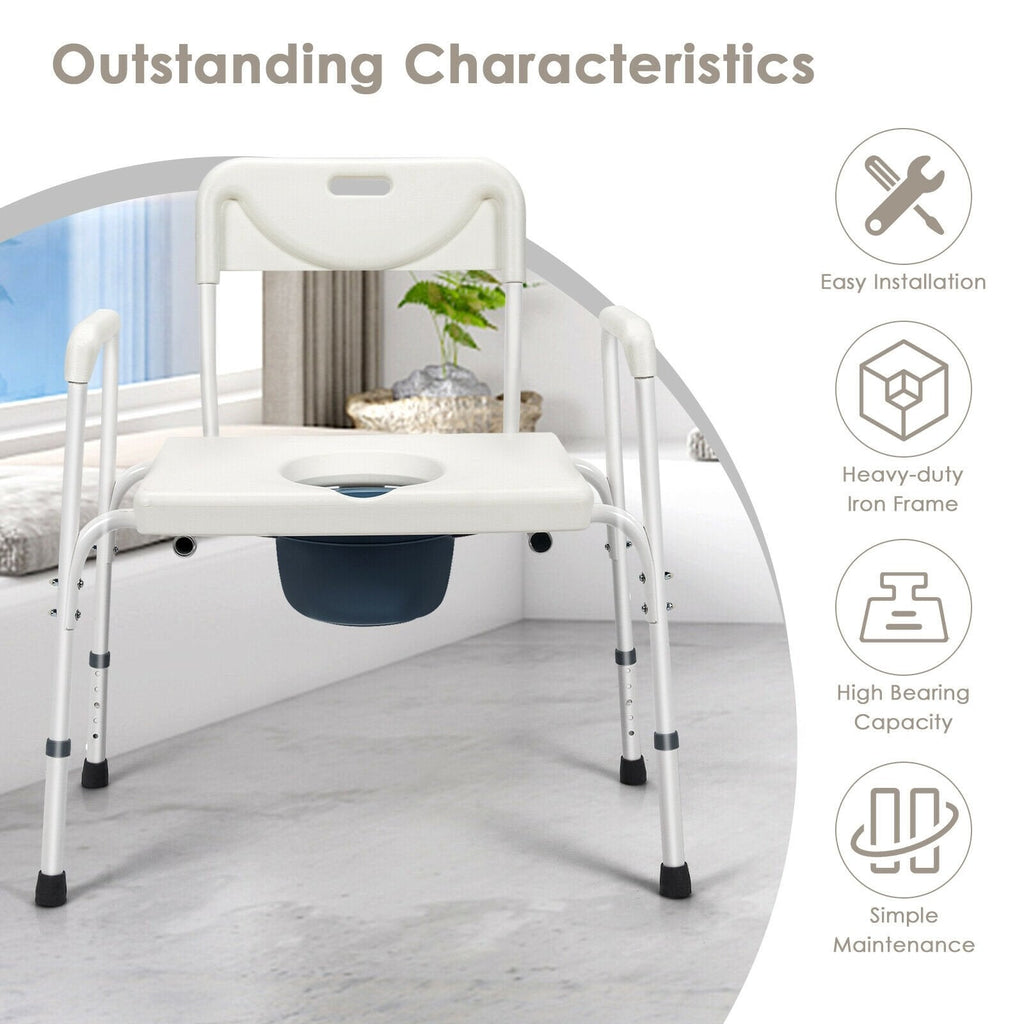 3-in-1 bedside commode - view 8