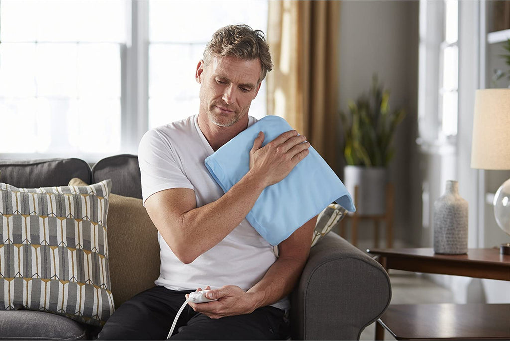 Sunbeam heating pad with arthritis-friendly slide controller - view 2