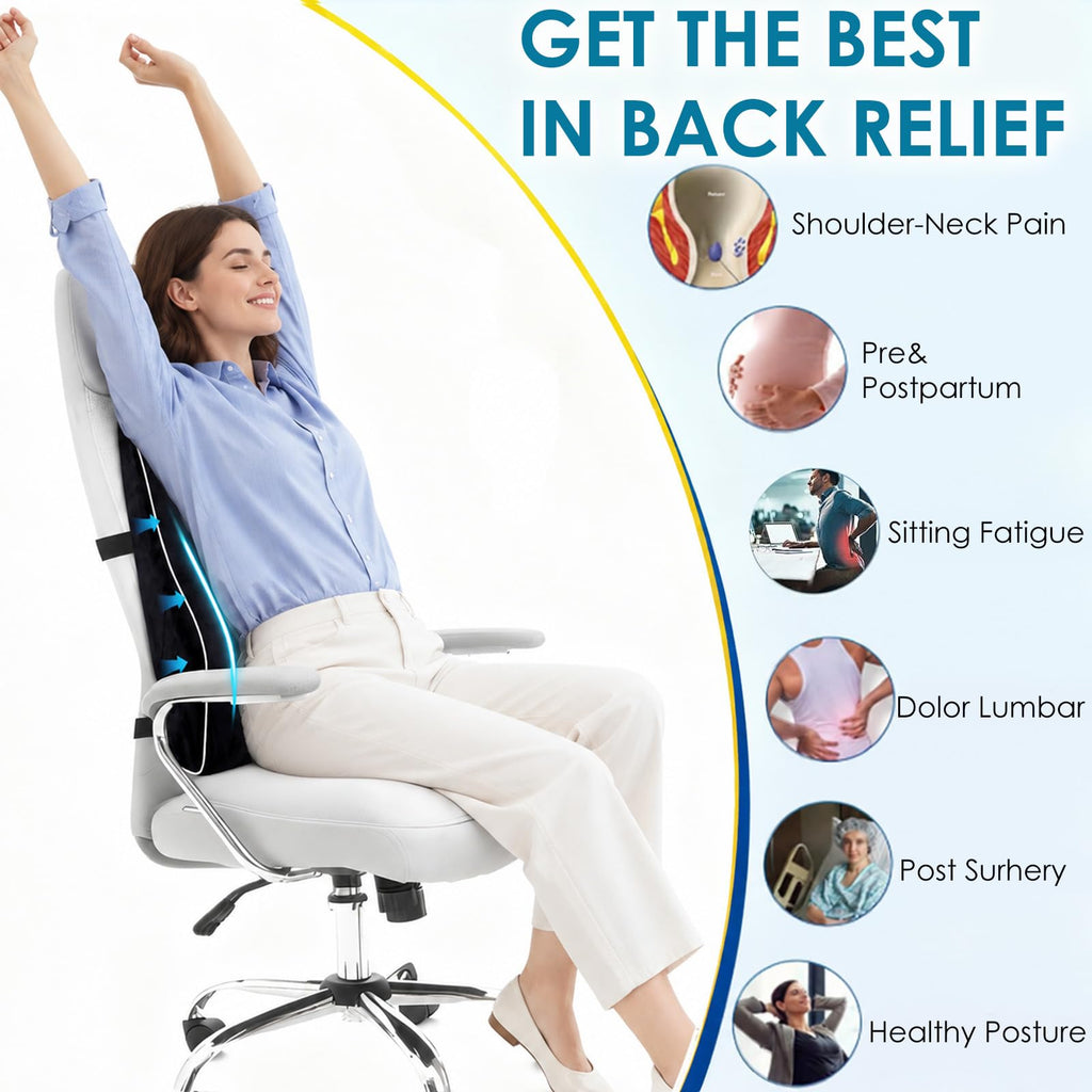Memory foam lumbar support pillow - view 6