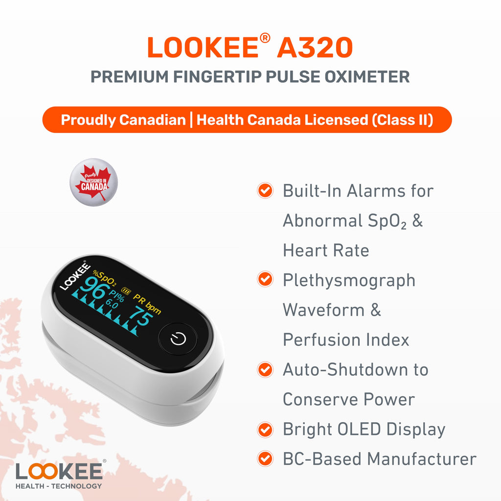 LOOKEE fingertip pulse oximeter - view 2