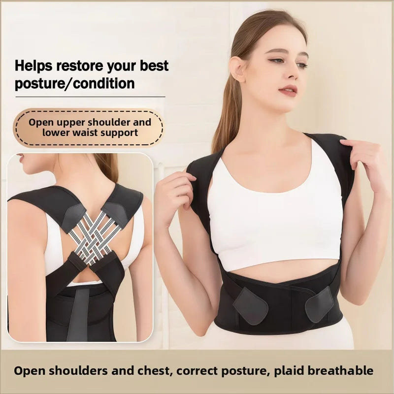 Adjustable Upper-Back Posture Corrector