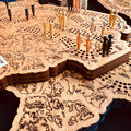 Canada Map Cribbage Board (3 Player)