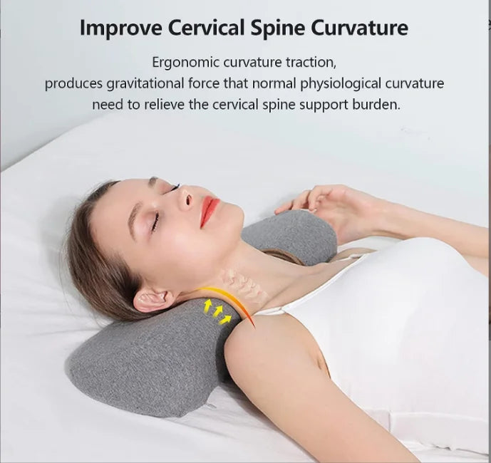Memory Foam Cervical Pillow for Back Sleepers
