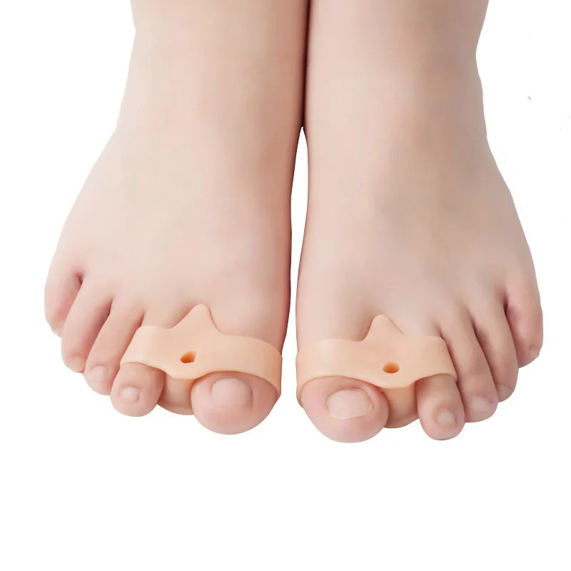Two-Hole Silicone Toe Separators (1 Pair)