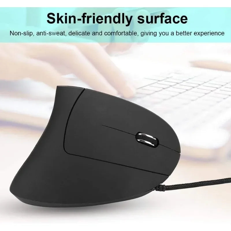 Vertical Ergonomic Mouse (Wired)