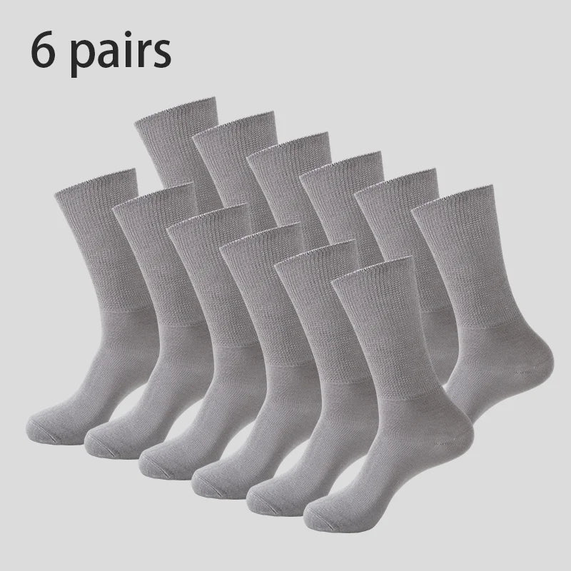 Diabetic Socks for Men (6 Pairs)