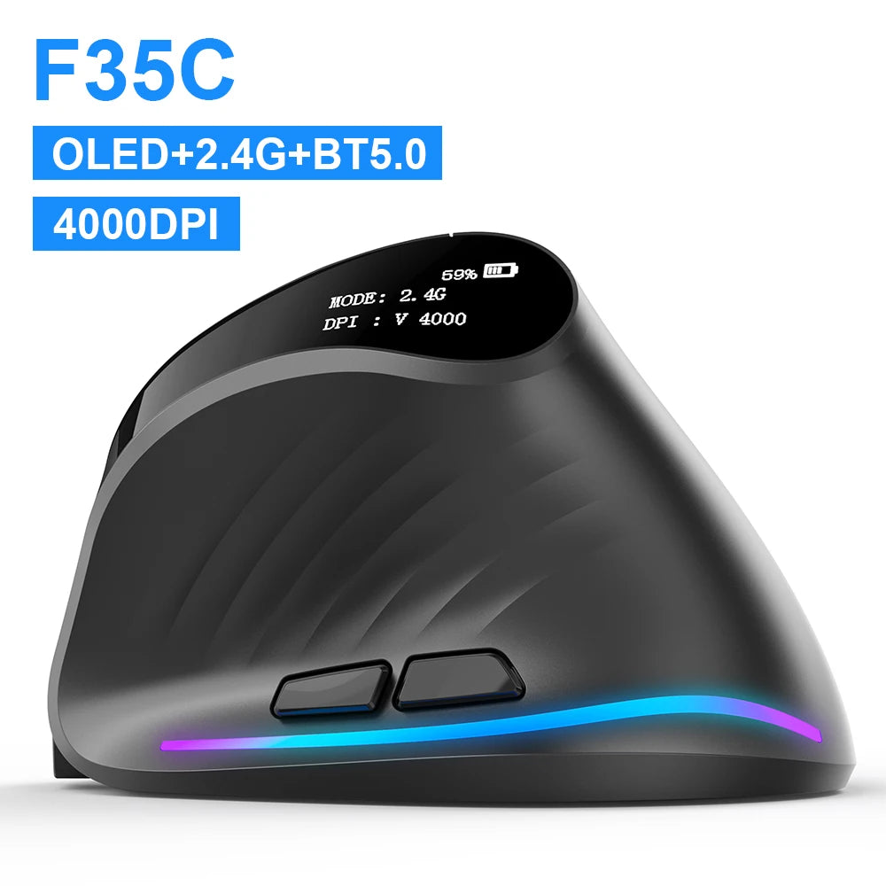 Wireless Rechargeable Vertical Mouse