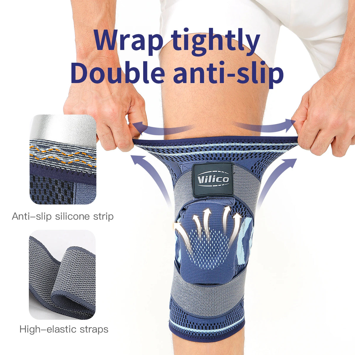 Compression Knit Knee Sleeve