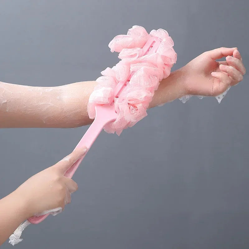 Long-Handle Bath Sponge Brush