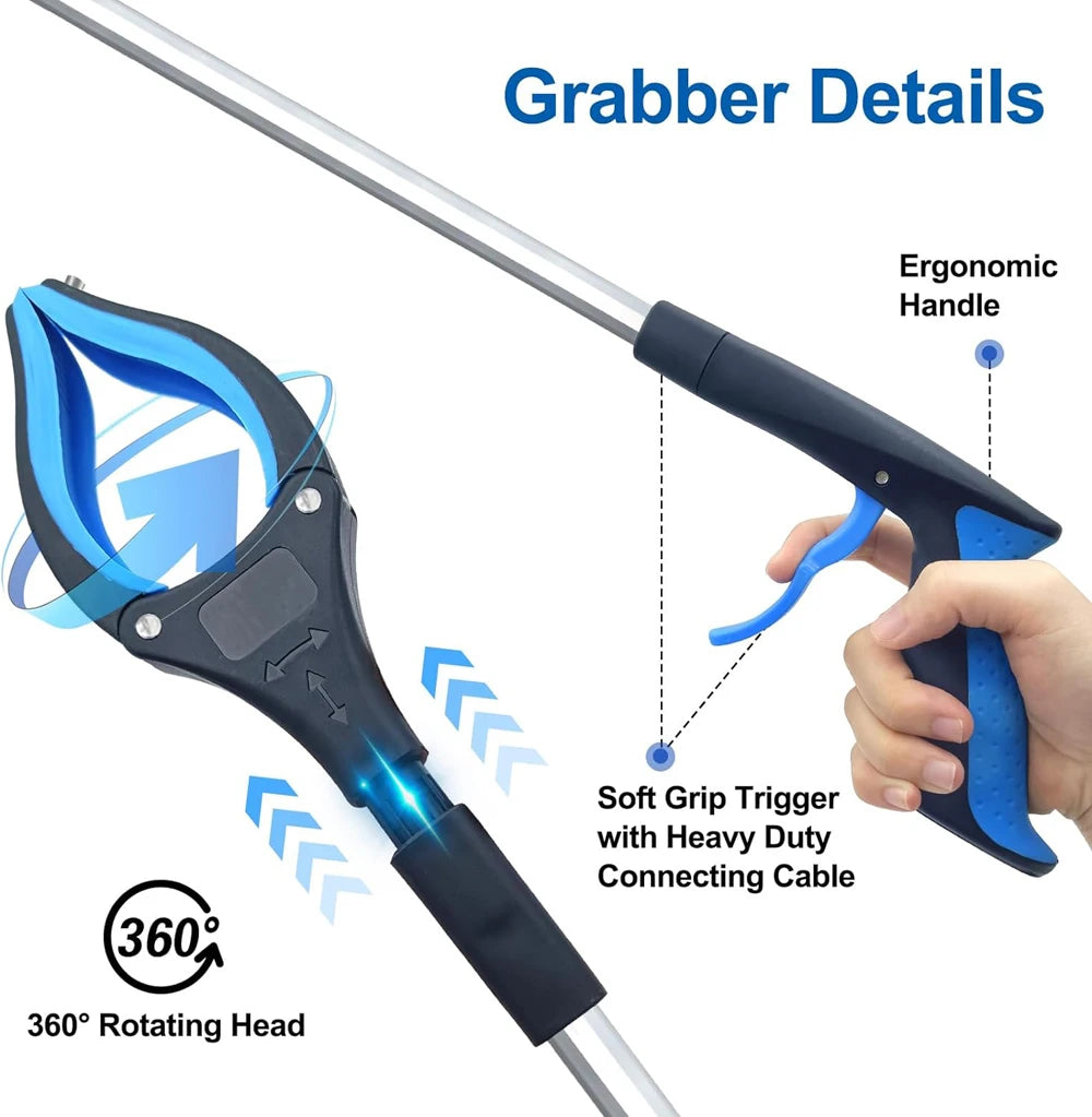 Extra-Long Foldable Reacher Grabber (32")