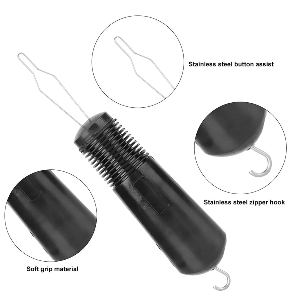 Stainless Steel Button Aid