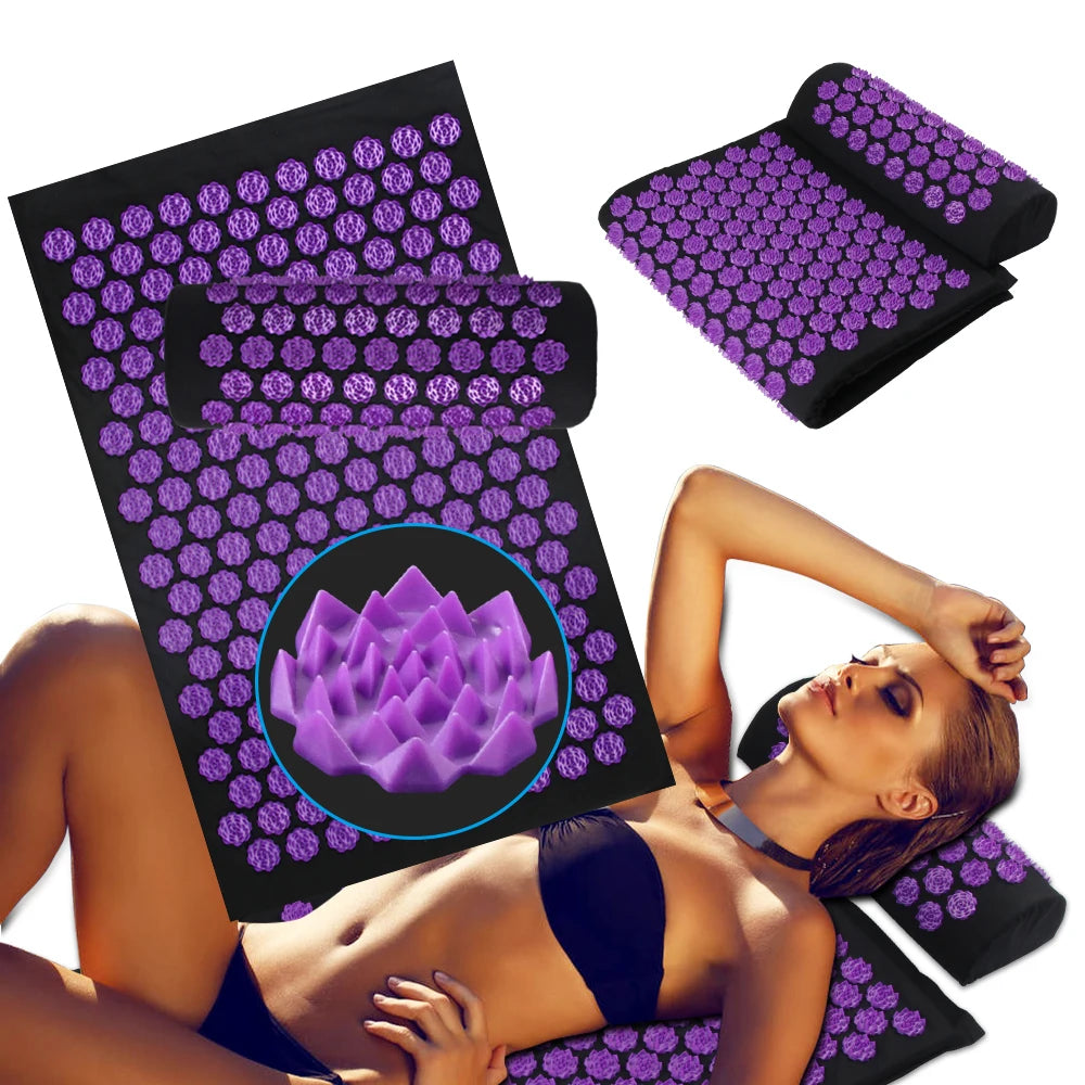 Acupressure Mat with Pillow (Large)