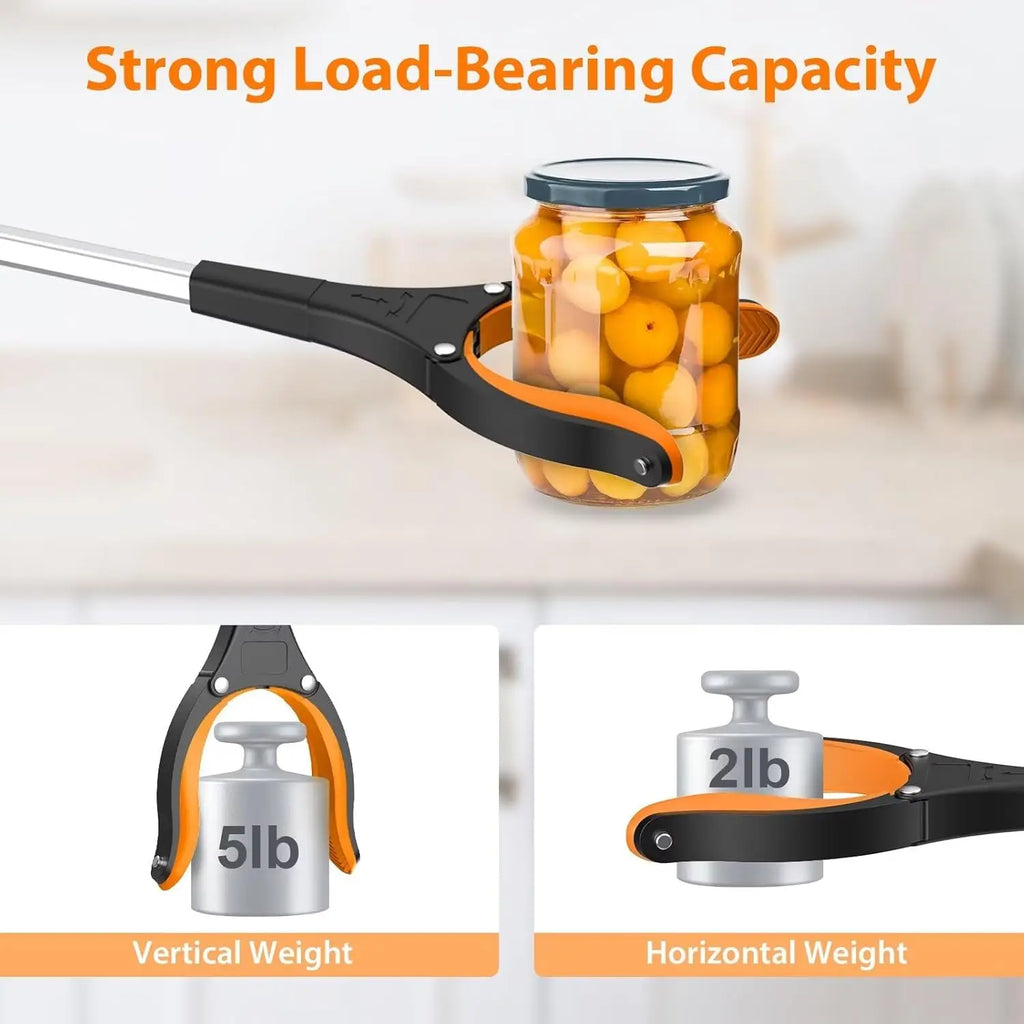 Foldable Reacher Grabber with Magnetic Tip