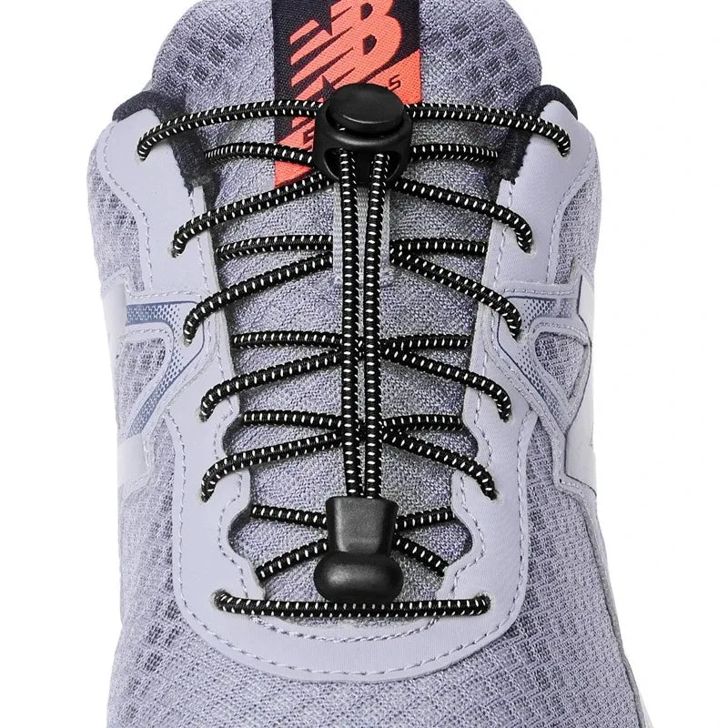 No-Tie Elastic Shoelaces with Spring Lock