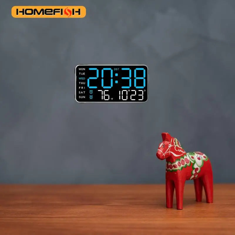 Large Digital Day & Date Clock