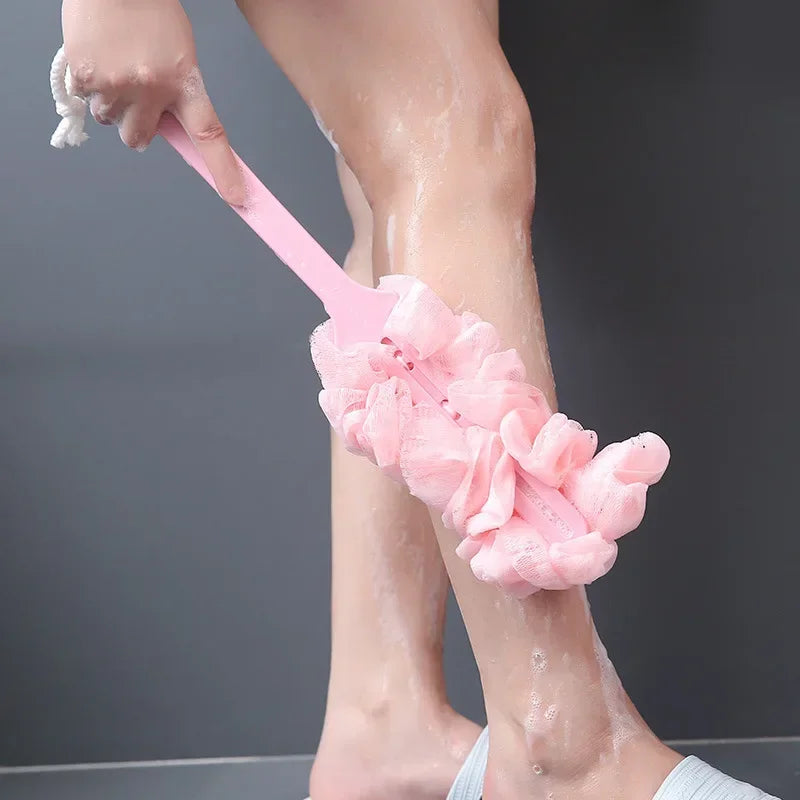Long-Handle Bath Sponge Brush