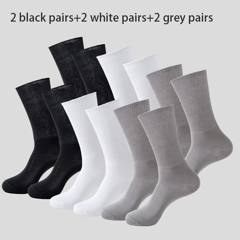 Diabetic Socks for Men (6 Pairs)
