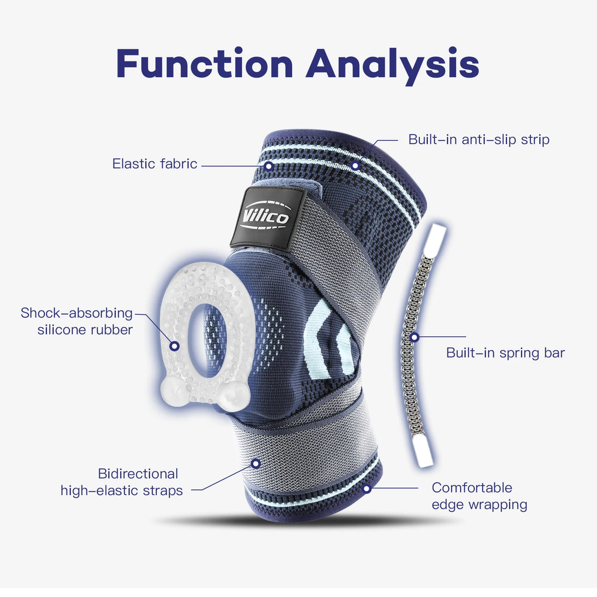 Compression Knit Knee Sleeve