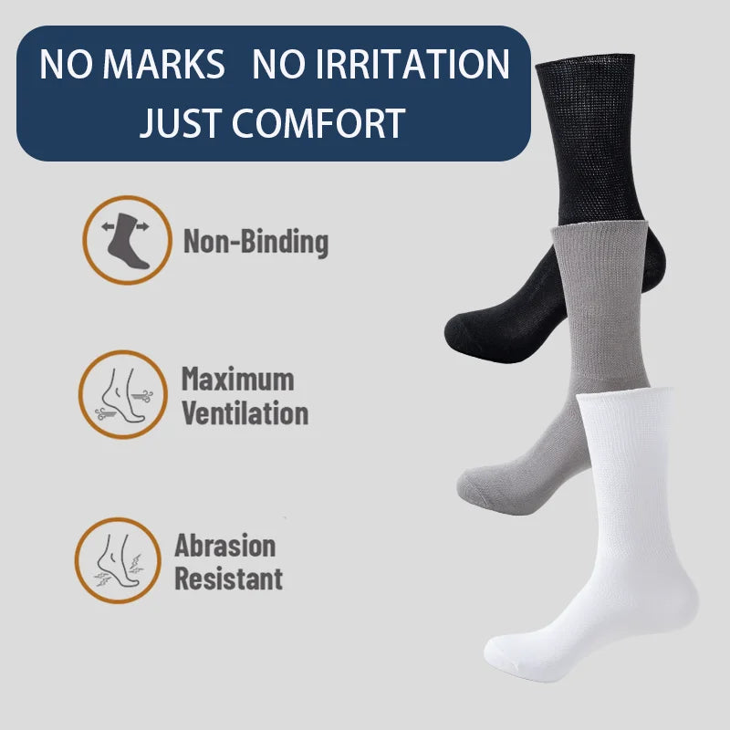 Diabetic Socks for Men (6 Pairs)