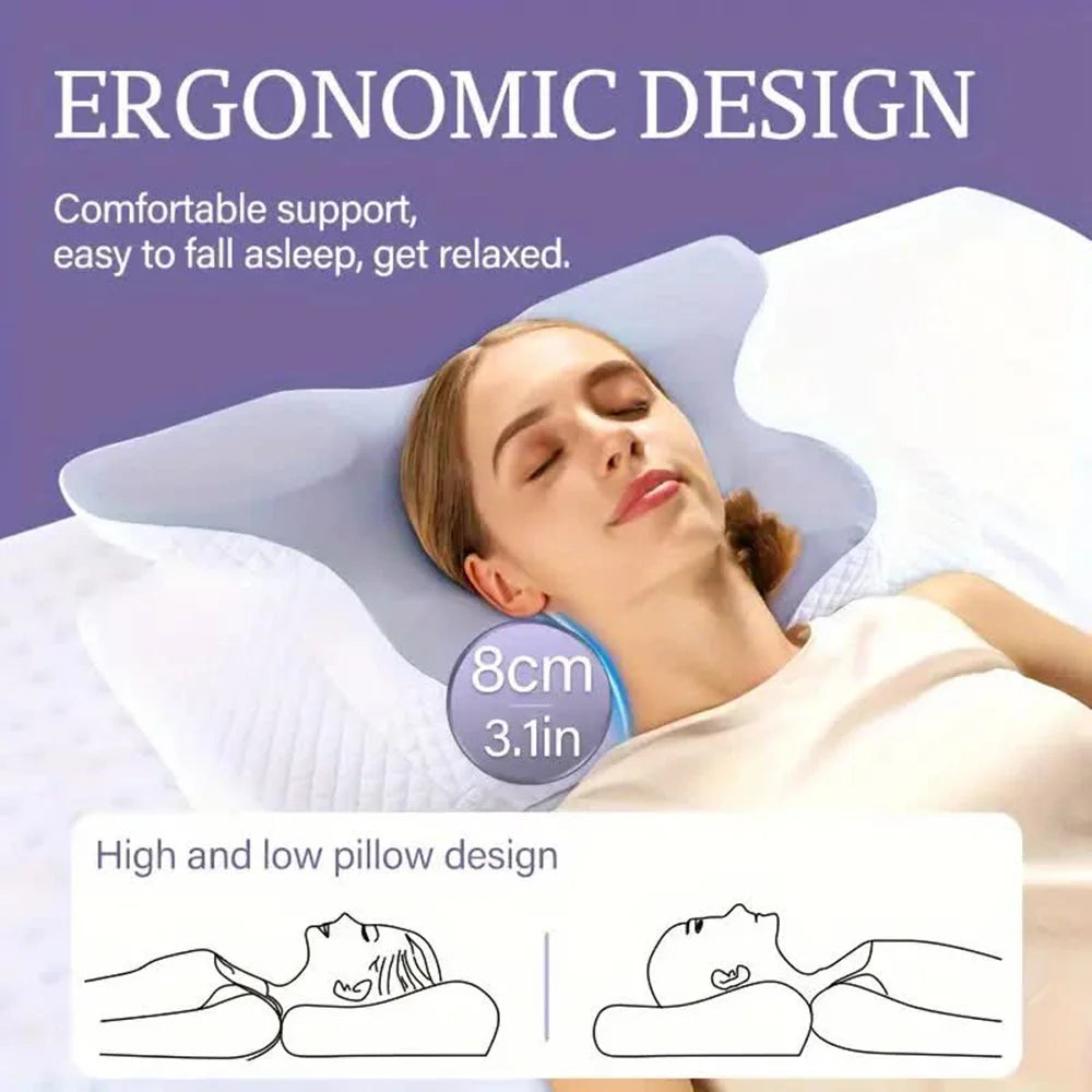 Butterfly Cervical Pillow (Premium)