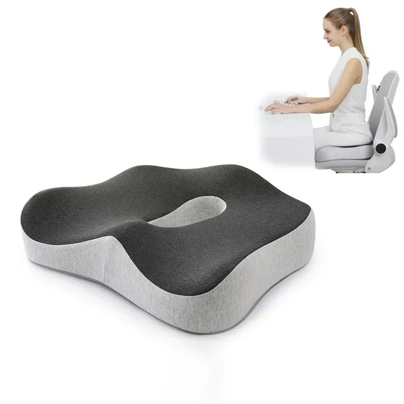 Memory Foam Office Chair Cushion Set