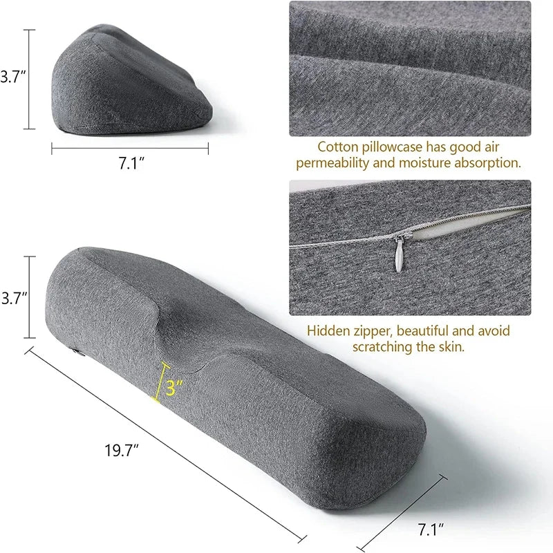 Memory Foam Cervical Pillow for Back Sleepers