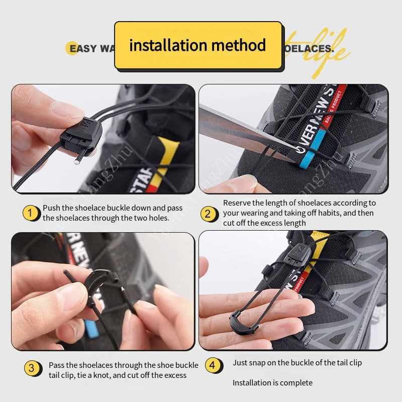 Round No-Tie Laces