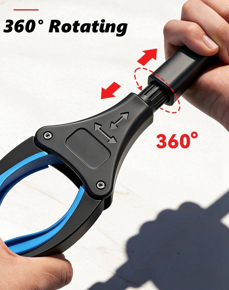 Foldable Reacher Grabber with Magnetic Tip