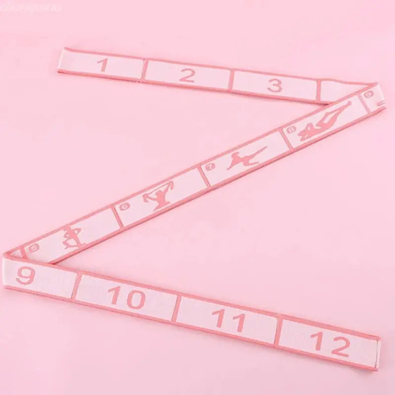 Numbered-Loop Stretch Strap with Guide