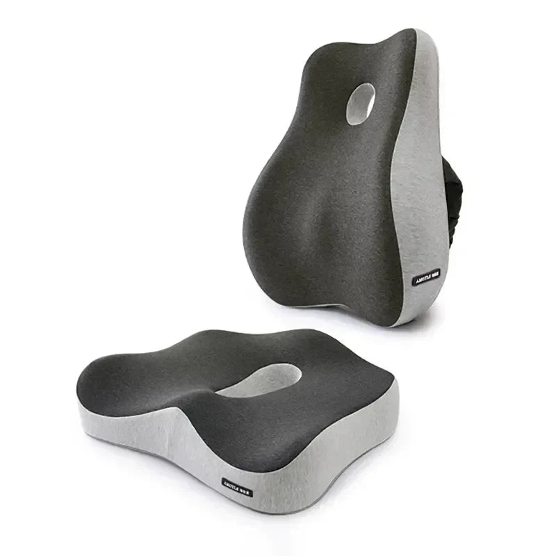 Memory Foam Office Chair Cushion Set