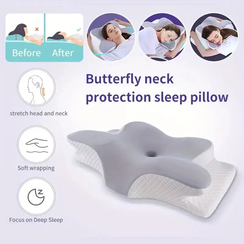 Butterfly Cervical Pillow (Premium)