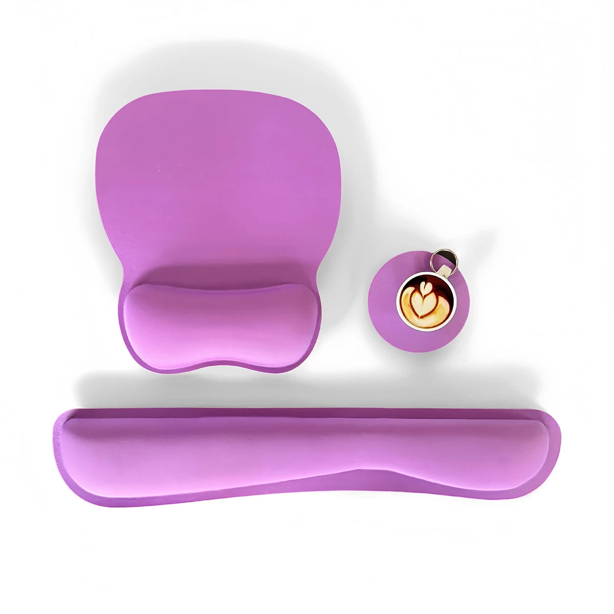 Keyboard and Mouse Wrist Rest Set (3 Pieces)