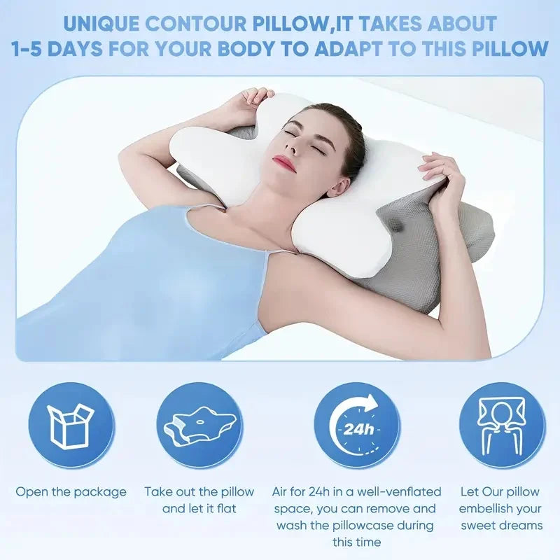Butterfly Memory Foam Neck Pillow