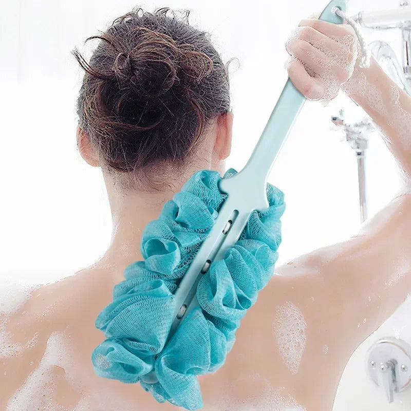 Long-Handle Bath Sponge Brush