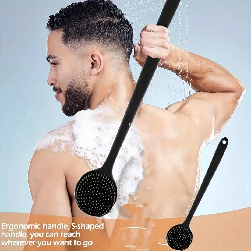Long-Handle Back Scrubber Shower Brush
