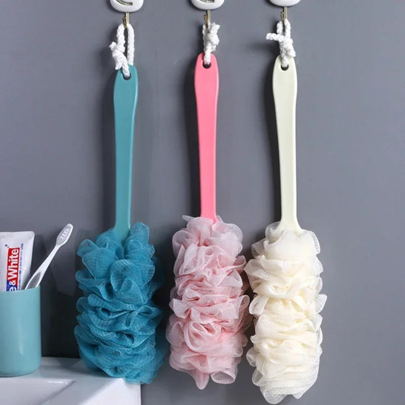 Long-Handle Bath Sponge Brush