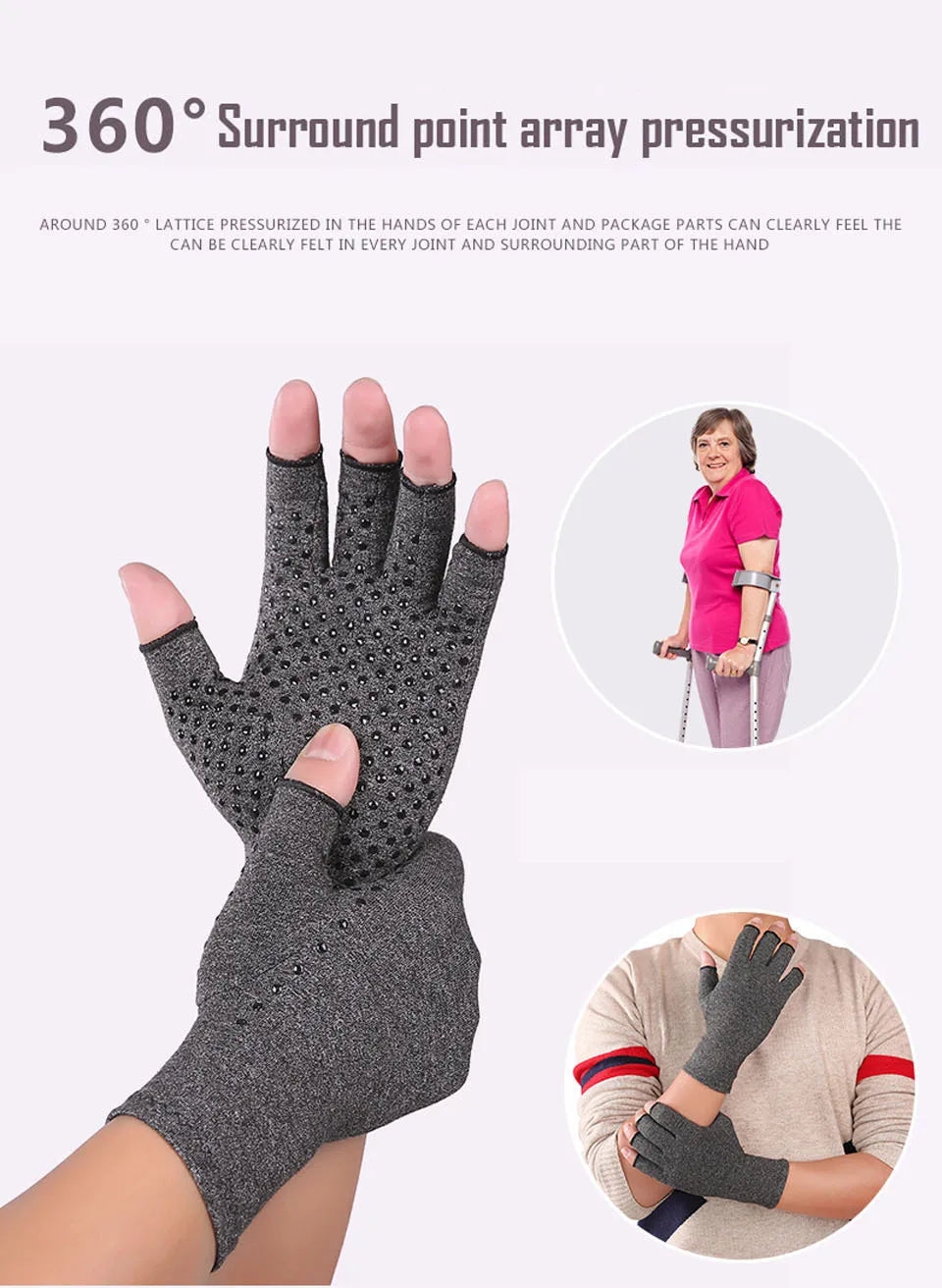 Arthritis Compression Gloves (1 Pair)