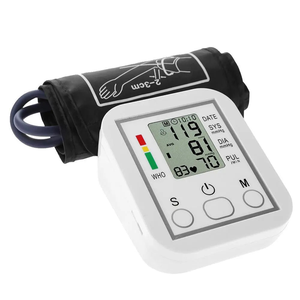 Digital blood pressure monitor with arm cuff