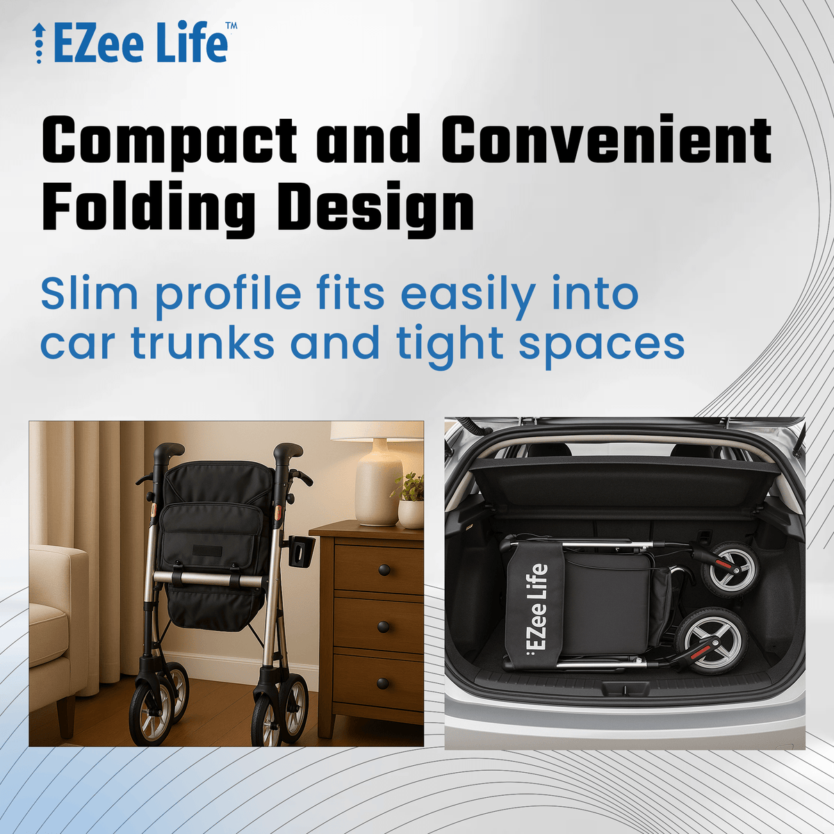 EZee Life Bariatric Rollator (400 lb)