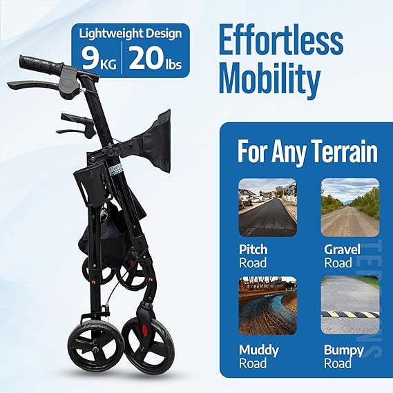 EZee Life Lightweight Steel Rollator