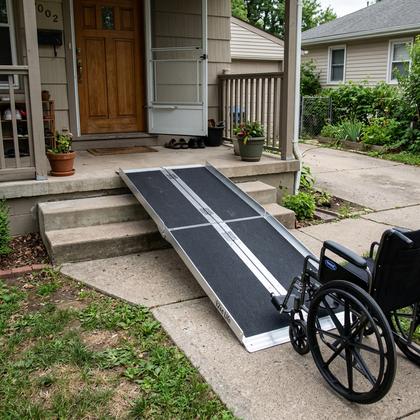 EZee Life 6 ft Multifold Wheelchair Ramp