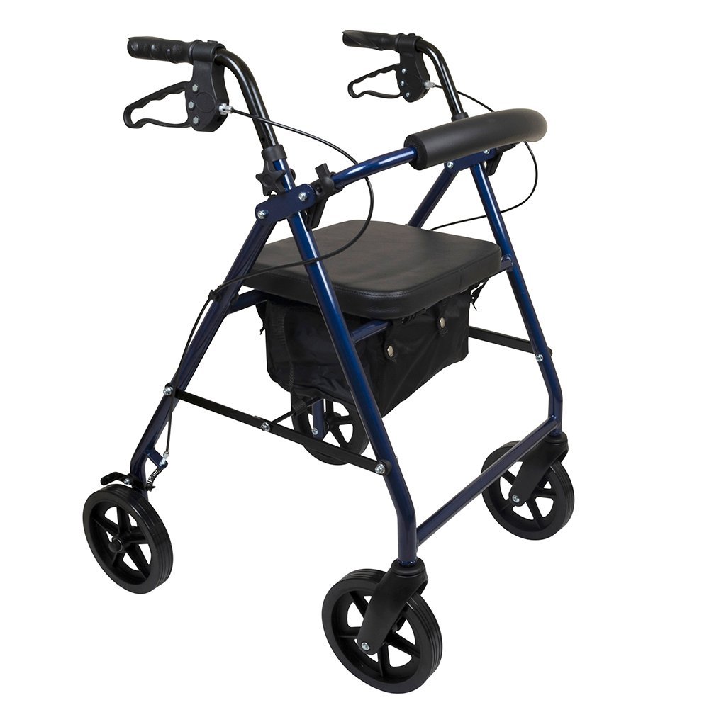 ProBasics Deluxe Aluminum Rollator, 8 in Wheels