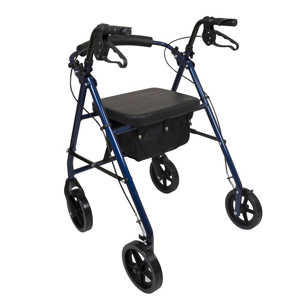 ProBasics Deluxe Aluminum Rollator, 8 in Wheels