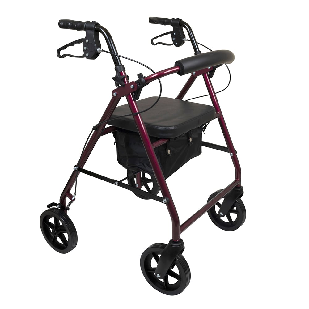 ProBasics Deluxe Aluminum Rollator, 8 in Wheels