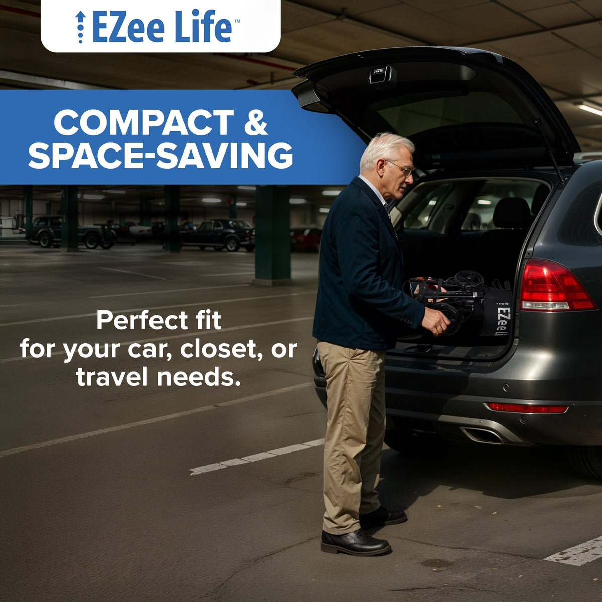 EZee Life X-Frame Rollator with Seat